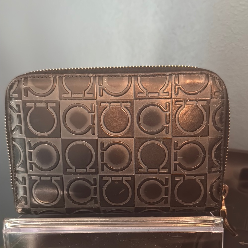 Ferragamo Black Leather Wallet